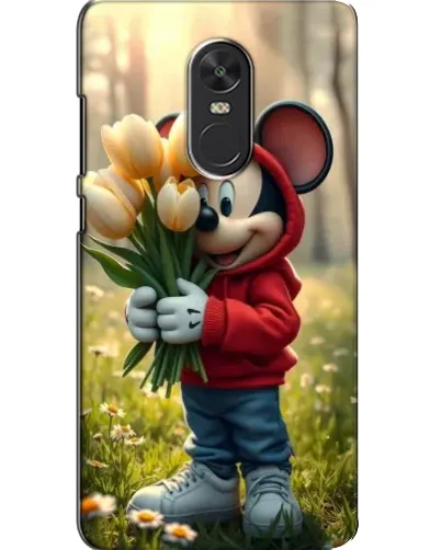 Чехол для Xiaomi Redmi Note 4X с картинкой «Микки с тюльпанами» Чехол для Xiaomi Redmi Note 4X с картинкой «Микки с тюльпанами»