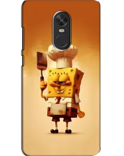 Чехол для Xiaomi Redmi Note 4X с картинкой «Губка Боб повар»