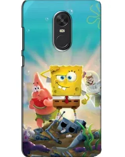 Чехол для Xiaomi Redmi Note 4X с картинкой «Спанч Боб победитель»