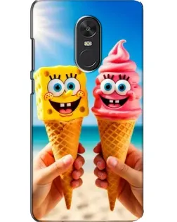 Чехол для Xiaomi Redmi Note 4X с картинкой «Спанч Боб мороженое»