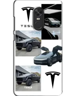 Чехол для Xiaomi Redmi Note 4X с картинкой «Коллаж Cybertruck Tesla» Чехол для Xiaomi Redmi Note 4X с картинкой «Коллаж Cybertruck Tesla»