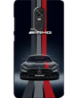 Чехол для Xiaomi Redmi Note 4X с картинкой «Mercedes — белый карбон»