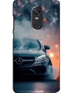 Чехол для Xiaomi Redmi Note 4X с картинкой «Mercedes — ночной город»