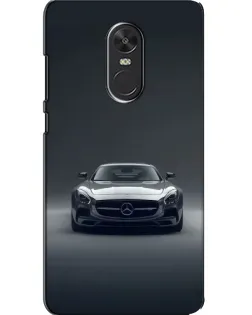 Чехол для Xiaomi Redmi Note 4X с картинкой «Mercedes на черном»