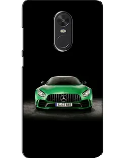 Чехол для Xiaomi Redmi Note 4X с картинкой «Mercedes — неоновый лого»