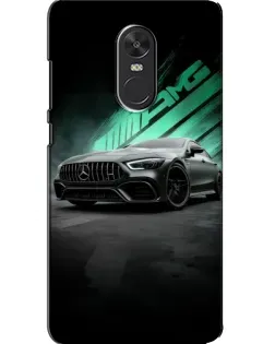 Чехол для Xiaomi Redmi Note 4X с картинкой «Темный Mercedes AMG»