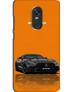 Чехол для Xiaomi Redmi Note 4X с картинкой «Оранжевый Mercedes AMG»