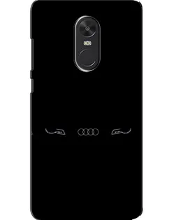 Чехол для Xiaomi Redmi Note 4X с картинкой «Audi — световой подпись»