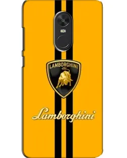 Чехол для Xiaomi Redmi Note 4X с картинкой «Lamborghini Stripe желтый»