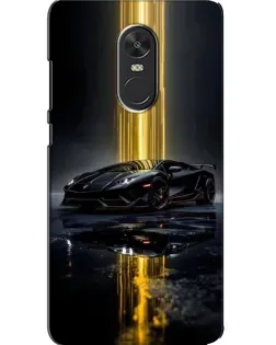 Чехол для Xiaomi Redmi Note 4X с картинкой «Ночной Lamborghini драйв»