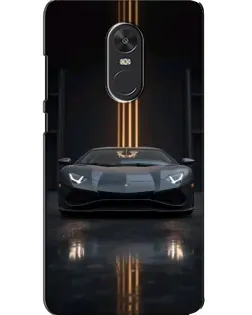 Чехол для Xiaomi Redmi Note 4X с картинкой «Lamborghini золотые линии»