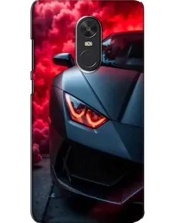 Чехол для Xiaomi Redmi Note 4X с картинкой «Lamborghini красное сияние»