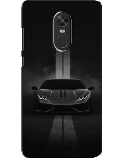 Чехол для Xiaomi Redmi Note 4X с картинкой «Lamborghini симметрия дорог»