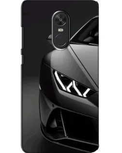 Чехол для Xiaomi Redmi Note 4X с картинкой «Lamborghini фары детализация»