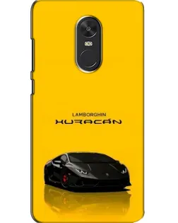 Чехол для Xiaomi Redmi Note 4X с картинкой «Lamborghini Huracan черный»