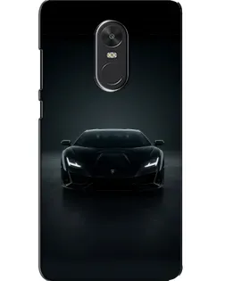 Чехол для Xiaomi Redmi Note 4X с картинкой «Черный Lamborghini Aventador»