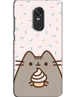 Чехол для Xiaomi Redmi Note 4X с картинкой «Пушин с кексом»