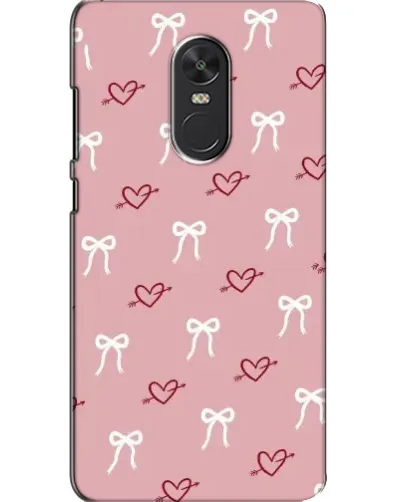 Чехол для Xiaomi Redmi Note 4X с картинкой «Сердца и банты» Чехол для Xiaomi Redmi Note 4X с картинкой «Сердца и банты»