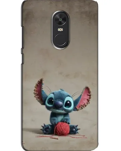 Чехол для Xiaomi Redmi Note 4X с картинкой «Стич на коричневом фоне»