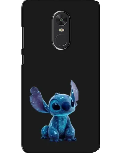 Чехол для Xiaomi Redmi Note 4X с картинкой «Стич на черном»