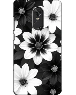 Чехол для Xiaomi Redmi Note 4X с картинкой «Монохромные астры» Чехол для Xiaomi Redmi Note 4X с картинкой «Монохромные астры»