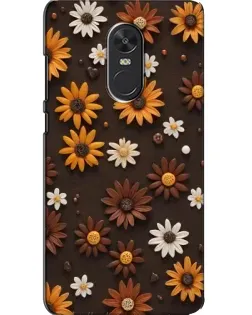 Чехол для Xiaomi Redmi Note 4X с картинкой «Узор из маленьких подсолнухов» Чехол для Xiaomi Redmi Note 4X с картинкой «Узор из маленьких подсолнухов»