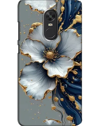 Чехол для Xiaomi Redmi Note 4X с картинкой «Белый цветок и золотой флюид» Чехол для Xiaomi Redmi Note 4X с картинкой «Белый цветок и золотой флюид»