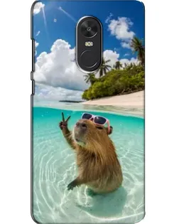 Чехол для Xiaomi Redmi Note 4X с картинкой «Капибара на море» Чехол для Xiaomi Redmi Note 4X с картинкой «Капибара на море»