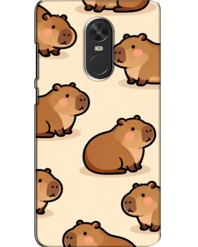 Чехол для Xiaomi Redmi Note 4X с картинкой «Паттерн милых капибар» Чехол для Xiaomi Redmi Note 4X с картинкой «Паттерн милых капибар»