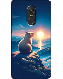 Чехол для Xiaomi Redmi Note 4X с картинкой «Закат солнца с капибарой» Чехол для Xiaomi Redmi Note 4X с картинкой «Закат солнца с капибарой»
