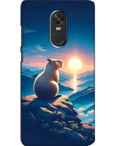Чехол для Xiaomi Redmi Note 4X с картинкой «Закат солнца с капибарой» Чехол для Xiaomi Redmi Note 4X с картинкой «Закат солнца с капибарой»