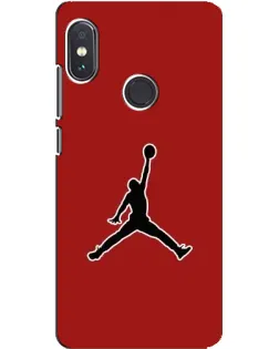 Чехол для Xiaomi Redmi Note 5 Pro с картинкой «Jordan Red Back»