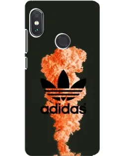 Чехол для Xiaomi Redmi Note 5 Pro с картинкой «Оранжевый дым Adidas»