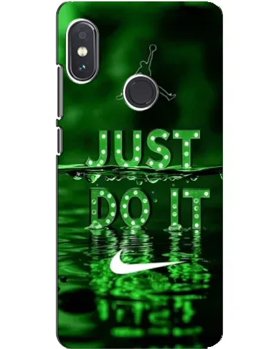 Чехол для Xiaomi Redmi Note 5 Pro с картинкой «Зеленый неоновый Nike»