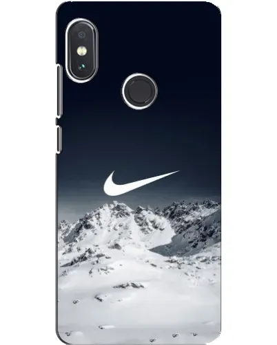 Чехол для Xiaomi Redmi Note 5 Pro с картинкой «Nike — зимние горы»