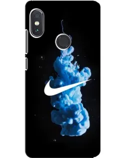 Чехол для Xiaomi Redmi Note 5 Pro с картинкой «Nike и синий дым» Чехол для Xiaomi Redmi Note 5 Pro с картинкой «Nike и синий дым»