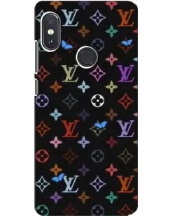Чехол для Xiaomi Redmi Note 5 Pro с картинкой «Цветная монограмма LV»
