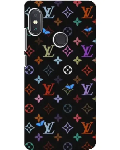 Чехол для Xiaomi Redmi Note 5 Pro с картинкой «Цветная монограмма LV»