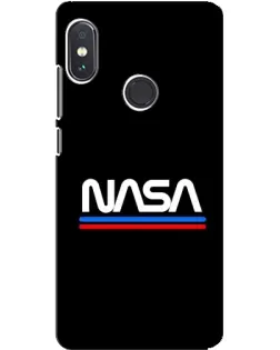 Чехол для Xiaomi Redmi Note 5 Pro с картинкой «NASA — классика Red Blue» Чехол для Xiaomi Redmi Note 5 Pro с картинкой «NASA — классика Red Blue»