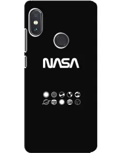 Чехол для Xiaomi Redmi Note 5 Pro с картинкой «NASA — технический принт» Чехол для Xiaomi Redmi Note 5 Pro с картинкой «NASA — технический принт»
