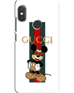 Чехол для Xiaomi Redmi Note 5 Pro с картинкой «Микки Маус Gucci — полосы» Чехол для Xiaomi Redmi Note 5 Pro с картинкой «Микки Маус Gucci — полосы»