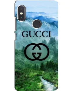 Чехол для Xiaomi Redmi Note 5 Pro с картинкой «Gucci — горный пейзаж» Чехол для Xiaomi Redmi Note 5 Pro с картинкой «Gucci — горный пейзаж»