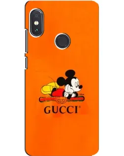 Чехол для Xiaomi Redmi Note 5 Pro с картинкой «Микки Маус Gucci — оранж» Чехол для Xiaomi Redmi Note 5 Pro с картинкой «Микки Маус Gucci — оранж»