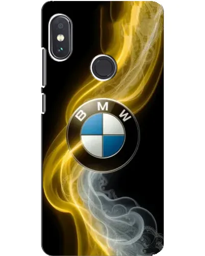 Чехол для Xiaomi Redmi Note 5 Pro с картинкой «Золотистый дым BMW»