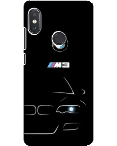 Чехол для Xiaomi Redmi Note 5 Pro с картинкой «Минималистичный принт BMW M3»