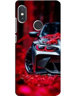 Чехол для Xiaomi Redmi Note 5 Pro с картинкой «Спортивная BMW и цветы» Чехол для Xiaomi Redmi Note 5 Pro с картинкой «Спортивная BMW и цветы»
