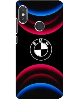 Чехол для Xiaomi Redmi Note 5 Pro с картинкой «Логотип BMW и неоновые дуги» Чехол для Xiaomi Redmi Note 5 Pro с картинкой «Логотип BMW и неоновые дуги»
