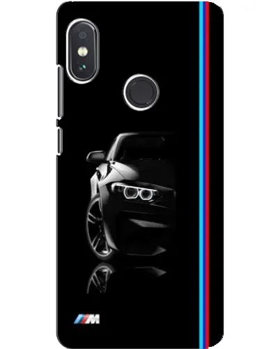 Чехол для Xiaomi Redmi Note 5 Pro с картинкой «Силуэт BMW в темноте»
