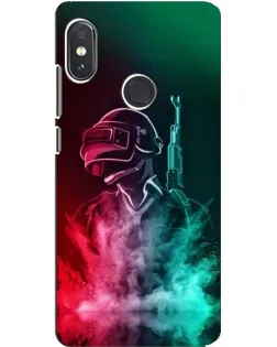 Чехол для Xiaomi Redmi Note 5 Pro с картинкой «PUBG — огненный воин» Чехол для Xiaomi Redmi Note 5 Pro с картинкой «PUBG — огненный воин»
