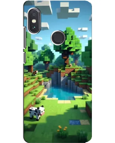 Чехол для Xiaomi Redmi Note 5 Pro с картинкой «Minecraft летний день»